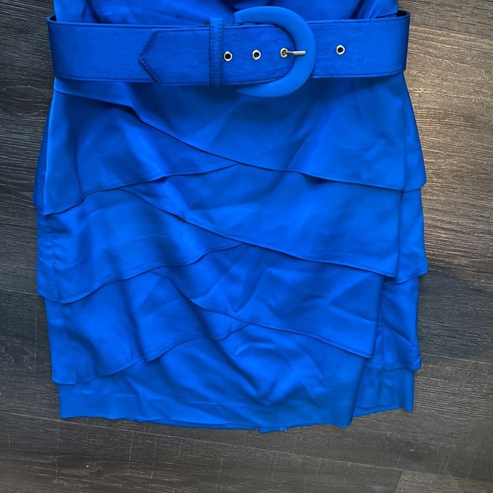 Trina Turk electric blue strapless dress - Picture 10 of 14